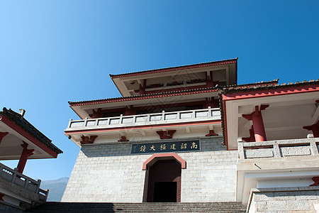 中国重庆寺精神建筑寺庙文化佛教徒网站遗产正方形假期天空图片