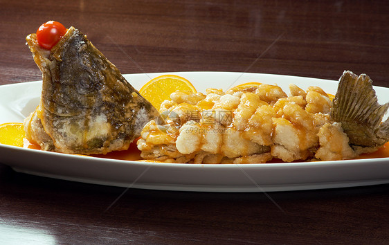鱼饮食筷子烹饪栖息盘子传统蔬菜美食淀粉食物图片