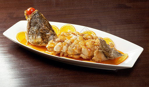 鱼石斑鱼筷子美食盘子食物传统烹饪饮食栖息蔬菜图片