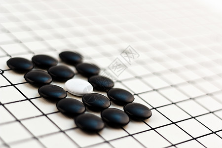 传统的中国棋盘游戏  Go木板战略智力古董玩家娱乐成功思考桌子生活图片