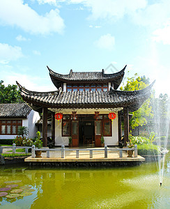 中国佛教寺庙 位于大学 Chiangrai文化历史艺术天空场景旅行上帝旅游房子城市图片