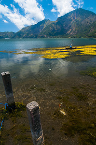 巴图尔湖 印度尼西亚巴厘异国文化钓鱼顶峰热带情调森林风景假期火山图片