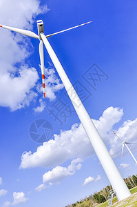 风风农场螺旋桨风力创新旋转环境场地刀刃发电机风车技术图片