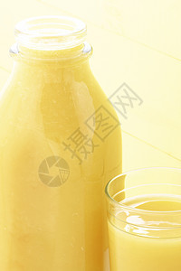 新鲜的橙汁水果橙子果汁果汁瓶橙色纤维饮料图片