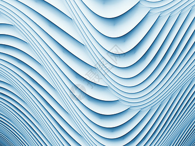 线条波浪曲线正弦波蓝色流动屏幕边缘设计墙纸元素海浪背景图片