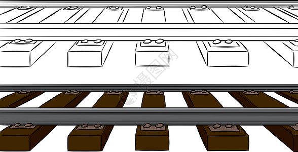 单点铁路轨道图片