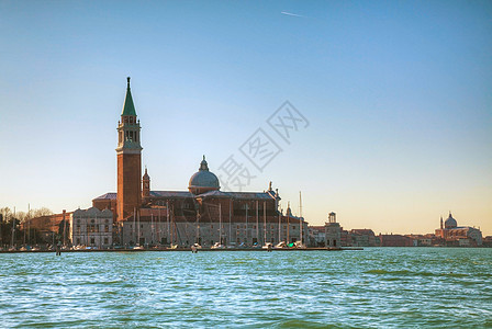 威尼斯圣焦雷马焦雷大教堂血管地标旅行建筑学历史城市运河教会大教堂航海图片