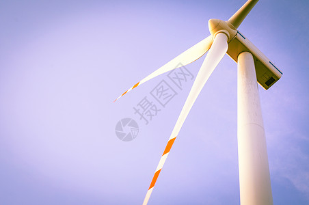 风尾兰风涡轮素螺旋桨小麦环境风车天空涡轮机蓝色活力翅膀风力背景