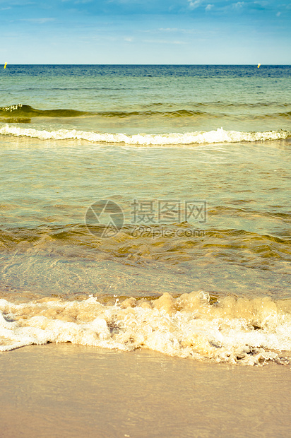 海景海浪日历日出石头蓝色支撑海滩墙纸戏剧性风景图片