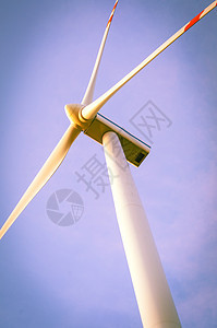 风涡轮素螺旋桨活力天空风车涡轮机金属小麦场地农场阳光图片