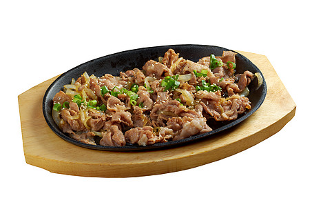中华菜菜 加蔬菜的猪肉小吃生活香料筷子美食桌子异国香料味食物红色图片