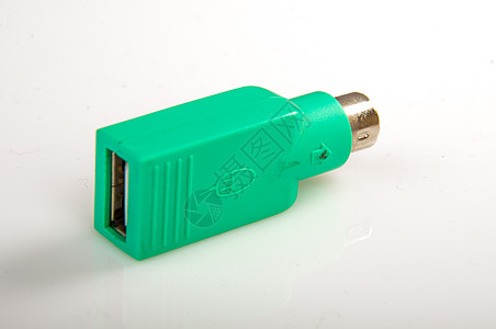 USB PS 2 转换器局域网绳索插座网络相机塑料数据交换金属电脑图片