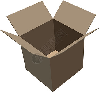 纸盒棕色展示存储包装船运卡片命令木板波纹状回收图片
