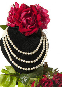 情人节订婚珠宝耳环金子盒子女士宝石珍珠红色夫妻图片