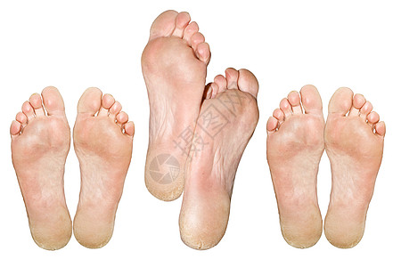 大脚和小脚女士女孩皮肤护理按摩男人治疗卫生脚跟保健图片