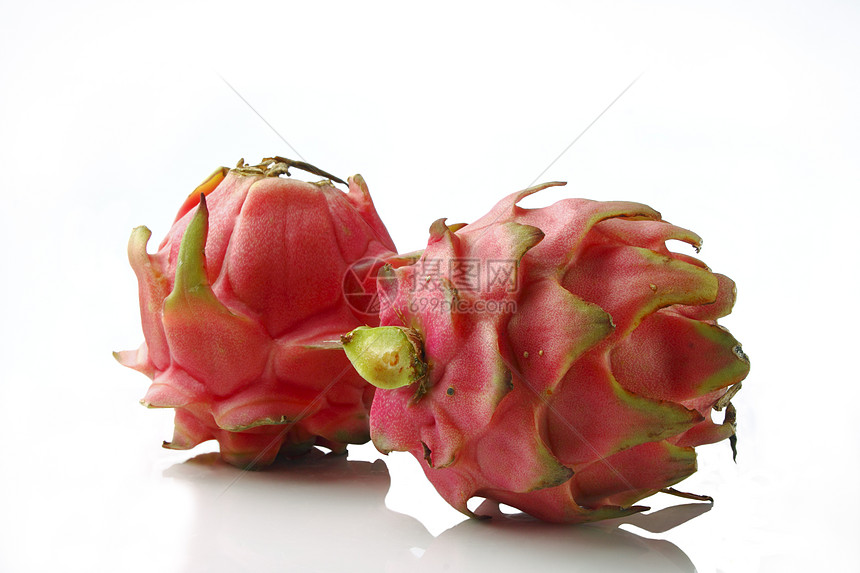 红龙果皮加亚热带宏观肉质情调营养白色异国水果粉色种子图片