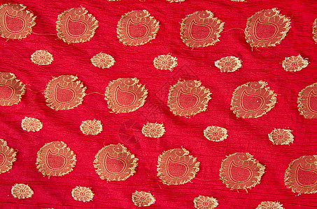 印度的 sari 丝绸背景图片