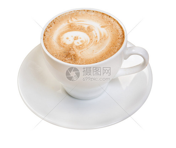 卡卡布奇诺咖啡杯 coffee玻璃奶油甜点冰沙杯子饮料白色咖啡茶点图片