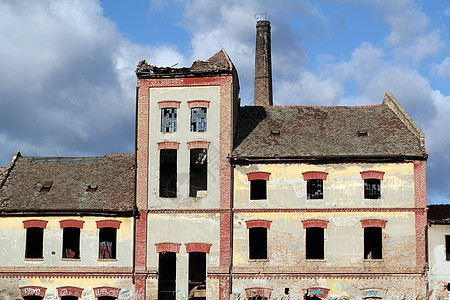 废弃的旧旧废旧工厂图片