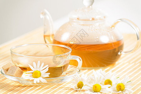 茶杯加香草甘菊茶橙子芳香食物草本植物叶子服务药品生活杯子疗法图片