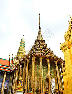 大宫殿 曼谷 泰国城市历史性文化建筑学建筑旅行寺庙王国宗教金子图片