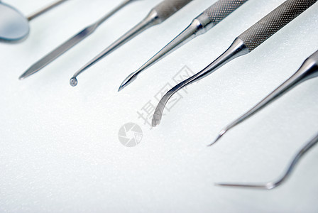 缝合牙科仪器乐器口腔科外科药品假牙手术帮助医院医疗打扫背景图片