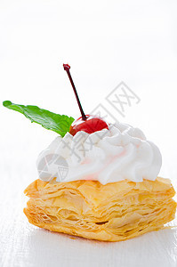 松饼面包馅饼蛋糕糕点水果宏观美食鞭打正方形奶油图片