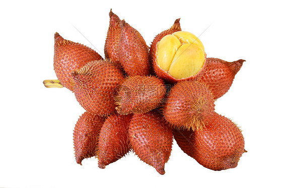 沙拉或扎勒卡 来自泰国的甜和酸水果植物群营养棕榈维生素异国美食食物种子热带甜点图片