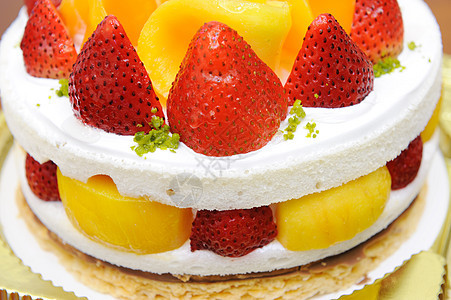 生日蛋糕仪式食物糕点水果脆皮奶油幸福庆典图层馅饼图片