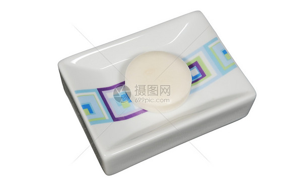 肥皂盒肥皂洗手间宏观盒子家庭卫生制品白色陶瓷图片