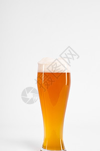 孤立的德国啤酒金子泡沫液体酒吧啤酒厂饮料玻璃酒精小麦器皿图片