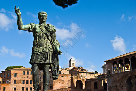 盖乌斯奥古斯都旅行传统艺术蓝色永恒考古学旅游手势帝国雕像图片