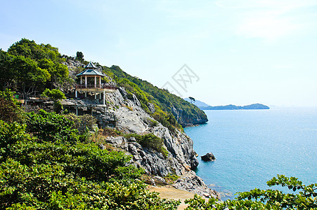 的西昌岛景色很美风景假期天气反射海岸线海岸蓝色血管天空热带图片