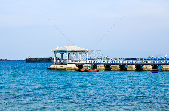 长桥西昌岛的海景图片