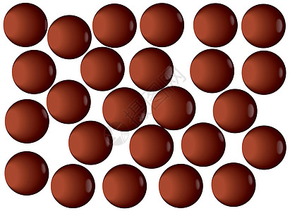 巧克力棕色小吃育肥反光绘画糖果插图茶点艺术圆形图片