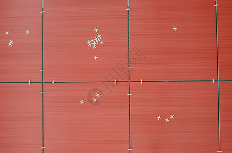 红色瓷砖的顶部视图图片