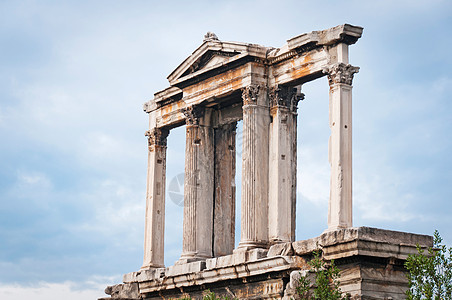 希腊 雅典 哈德良拱门皇帝考古学旅游石头建筑城市废墟历史性旅行历史图片