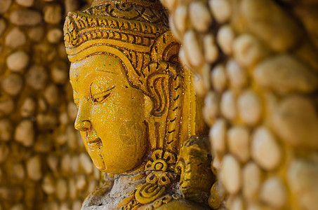 古佛祖寺庙文化宗教历史性黄色扫管崇拜旅行地标精神图片
