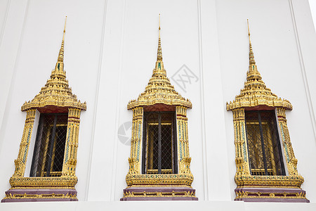 泰式寺庙窗口图片