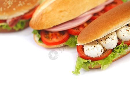 三明治加番茄和沙拉休息素食者味道白音窗格财产饼干包子野餐生物图片