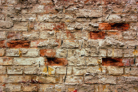 旧石砖墙纹理建筑师房子石墙城市石工橙子矩形岩石护岸石头图片
