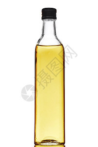 白上孤立的橄榄油瓶厨房金子食物玻璃饮食活力液体蔬菜沙拉烹饪图片