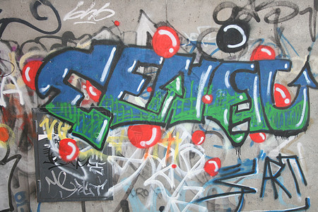 街头街头艺术作品破坏者文化城市涂鸦滑冰签名青年街道木板图片