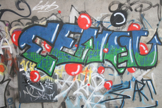 街头街头艺术作品破坏者文化城市涂鸦滑冰签名青年街道木板图片