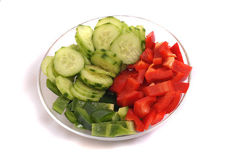 蔬菜食物胡椒食谱盘子黄瓜绿色烹饪图片
