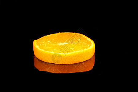 橙色切片水果黄色果味果汁营养饮食食物橙子白色品味图片