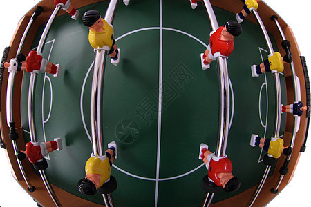 台表足球烤架白色竞赛对手地面分数黄色闲暇游戏运动员图片