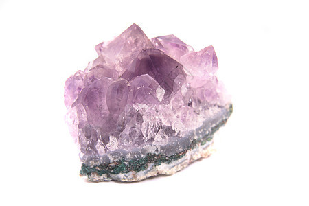 亚异物晶洞薰衣草水晶积分石头淡紫色首饰宝石学石英宝石图片