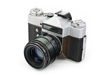 古旧相机复古黑色摄影风格技术乐器白色光学图片