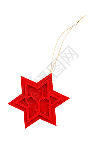 圣诞星红色喜悦星星问候语派对传统季节季节性纹饰装潢背景图片